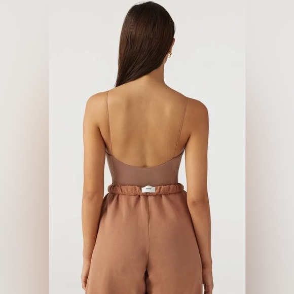 Joah Brown open back cami in sienna - Picture 2 of 9